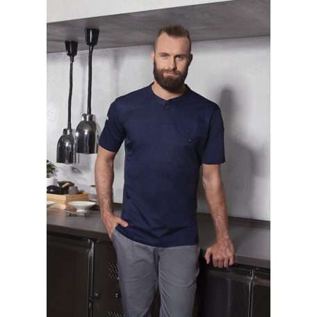 Karlowsky ANTHRACITE PERFORMANCE lélegző anyagú pamutgazdag rövidujjú férfi séfing - munkaruha