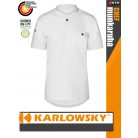 Karlowsky WHITE PERFORMANCE lélegző anyagú pamutgazdag rövidujjú férfi séfing - munkaruha