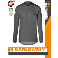   Karlowsky ANTHRACITE PERFORMANCE lélegző anyagú pamutgazdag hosszúujjú férfi séfing - munkaruha