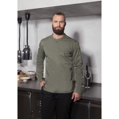 Karlowsky ANTHRACITE PERFORMANCE lélegző anyagú pamutgazdag hosszúujjú férfi séfing - munkaruha