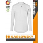 Karlowsky WHITE PERFORMANCE lélegző anyagú pamutgazdag hosszúujjú férfi séfing - munkaruha