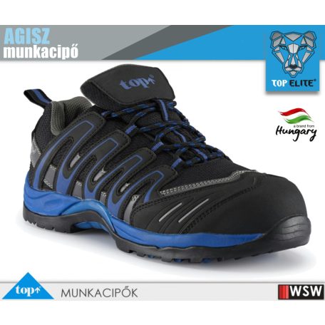 Top AGISZ S1P BLUE ESD fémbetétes technikai munkacipő - munkabakancs