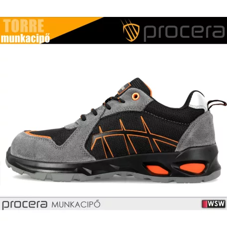 Procera TORRE GREY S1 technikai fémbetétes munkacipő - munkabakancs