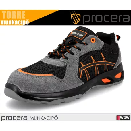 Procera TORRE GREY S1 technikai fémbetétes munkacipő - munkabakancs