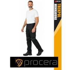 Procera ELASTIC BLACK TREKPOL stretch slimfit deréknadrág - munkaruha