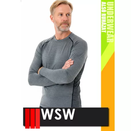 WSW TROMS BLACK technikai felső aláöltözet - aláöltözet