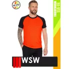 WSW ORANGE BILBAO technikai stretch lélegző póló - munkaruha