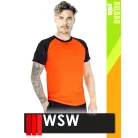 WSW ORANGE BILBAO technikai stretch lélegző póló - munkaruha