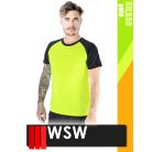 WSW HARVER COOL HVY BILBAO technikai stretch lélegző póló - munkaruha