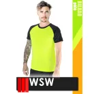 WSW YELLOOW BILBAO technikai stretch lélegző póló - munkaruha