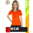 WSW ORANGE PORTO technikai stretch lélegző női póló - munkaruha