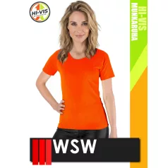  WSW ORANGE PORTO technikai stretch lélegző női póló - munkaruha