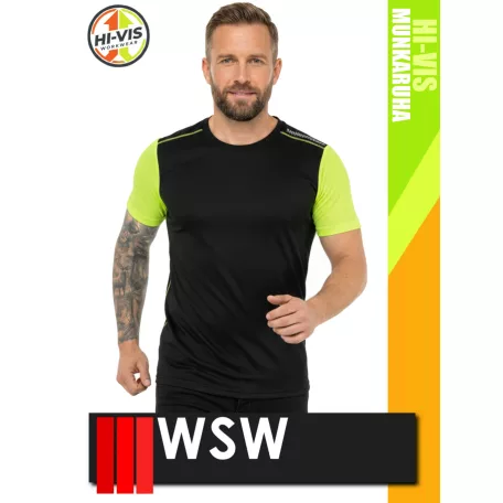 WSW BLACKHVY LAGOS technikai stretch lélegző póló - munkaruha