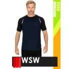 WSW SLIMWORK NAVY OVAR technikai lélegző póló - munkaruha