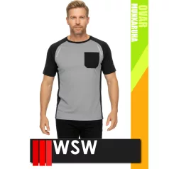   WSW SLIMWORK GREY OVAR technikai lélegző póló - munkaruha