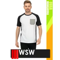   WSW SLIMWORK WHITE OVAR technikai lélegző póló - munkaruha