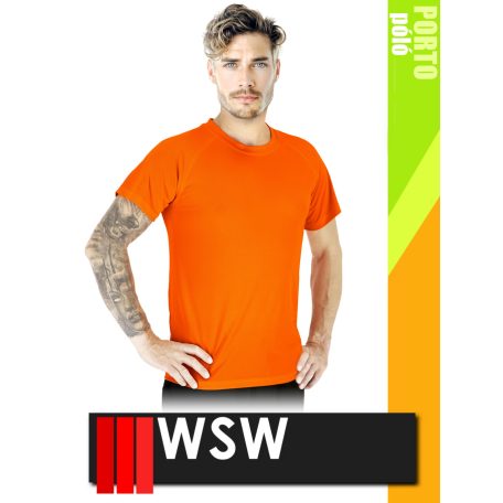 WSW HARVER COOL HVO PORTO technikai stretch lélegző póló - munkaruha