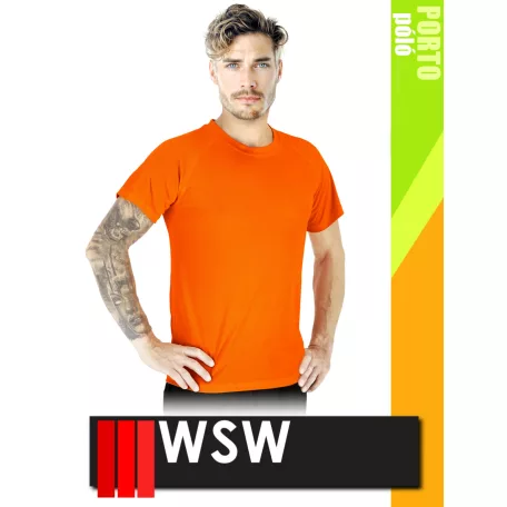 WSW HARVER COOL HVO PORTO technikai stretch lélegző póló - munkaruha