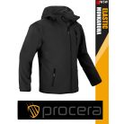 Procera ELASTIC BLACK TUNDRA stretch slimfit softshell kabát - munkaruha