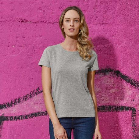 B&C #E190 női rövidujjú póló - munkapóló