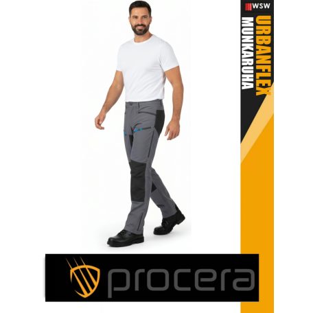 Procera ELASTIC GREY URBANFLEX stretch slimfit deréknadrág - munkaruha