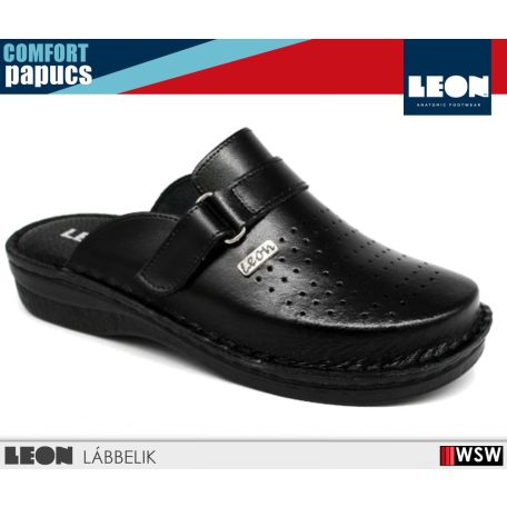 Leon COMFORT V230 WHITE komfort férfi papucs
