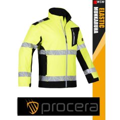   Procera VECTOR YELLOW erősített anyagú technikai softshell kabát - munkaruha