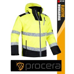   Procera VELORO YELLOW erősített anyagú technikai softshell kabát - munkaruha