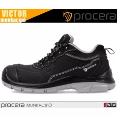   Procera VICTOR BLACK S3 technikai fémbetétes munkacipő - munkabakancs