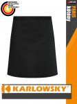  Karlowsky BLACK PARIS kevertszálas 95C-on mosható 90X50 cm kötény - munkaruha