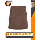 Karlowsky LIGHTBROWN PARIS kevertszálas 95C-on mosható 90X50 cm kötény - munkaruha