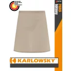 Karlowsky SAND PARIS kevertszálas 95C-on mosható 90X50 cm kötény - munkaruha