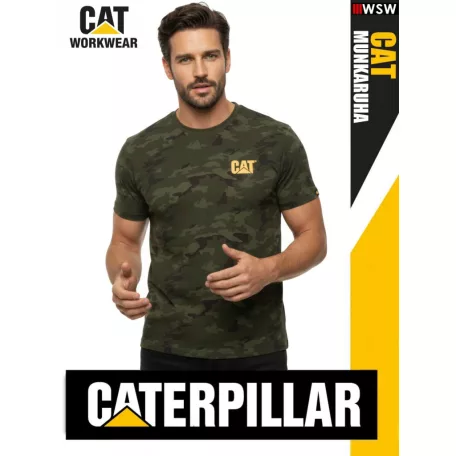 Caterpillar CAT CAMO technikai prémium környakas póló - munkaruha