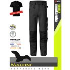 Malfini VERTEX EBONY férfi kopásálló deréknadrág - munkaruha + ajándék prémium munkapóló