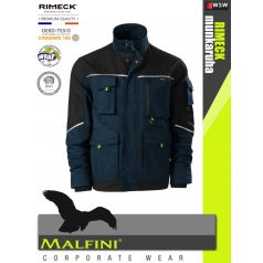   Malfini RIMECK NAVY kevertszálas technikai munkakabát - munkaruha