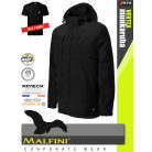 Malfini VERTEX BLACK férfi hőtükrös bélelt softshell kabát - munkaruha + ajándék prémium munkapóló