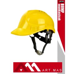   Artmas WALTER VENT YELLOW racsnis beállítású munkavédelmi sisak sisakszíjjal - egyéni védőeszköz