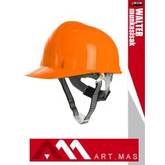   Artmas WALTER ORANGE racsnis beállítású munkavédelmi sisak sisakszíjjal - egyéni védőeszköz