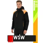 WSW BLACKHVO WIND technikai cippzáros softshell kabát - munkaruha