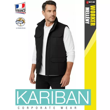 Kariban Softshell Bodywarmer férfi női mellény - polár belső