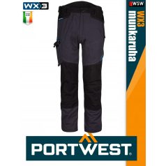   Portwest WX3 MOLEGREY prémium derekas munkanadrág ajándék térdbetéttel - munkaruha