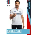 Sparco MARTINI RACING WHITE prémium technikai galléros póló - munkaruha