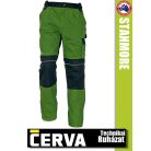 Cerva STANMORE GREEN deréknadrág - munkaruha