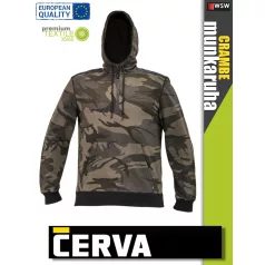 Cerva CRAMBE GREEN kapucnis pulóver - munkaruha