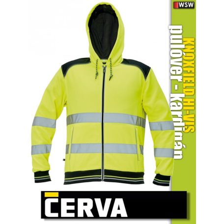 Cerva KNOXFIELD láthatósági pulóver kardigán - munkaruha