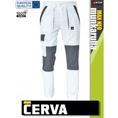   Cerva MAX NEO WHITE pamut technikai deréknadrág - munkaruha