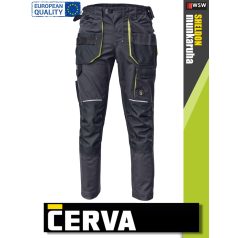   Cerva SHELDON ANTRACITE slimfit technikai deréknadrág - munkaruha