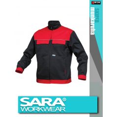 Sara SKIPER BLACK kevertszálas munkakabát - munkaruha