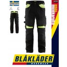 Blåkläder CRAFTSMEN X1555 BLACKYELLOW kevertszálas technikai deréknadrág - Blakleder munkaruha