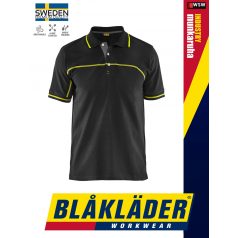   Blåkläder INDUSTRY BLACKYELLOW technikai pamutgazdag munkapóló - Blaklader munkaruha